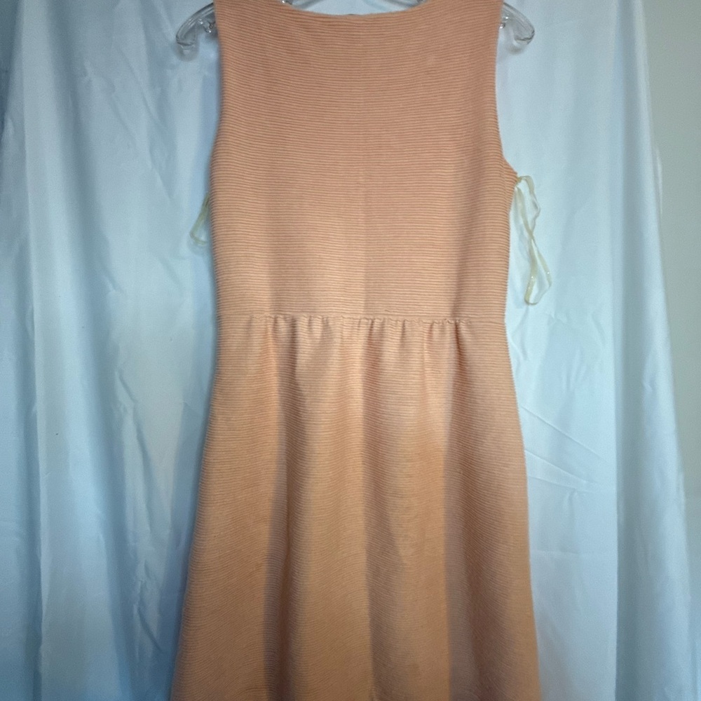 Gianni Bini Peach Textured Mini Dress Size 8 | Women’s Mini Dress - Picture 7 of 9